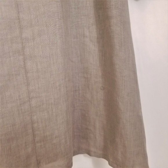 Match Point Linen Tunic Top Cowl Neck Lagenlook Sm - Picture 8 of 8